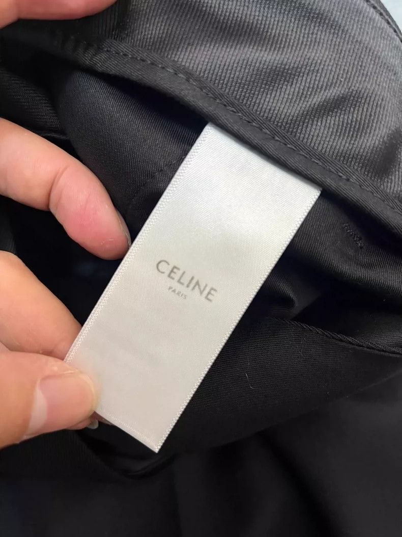 Celine Black Wool Slim-Fit Trousers Size 48 Size US 44 / EU 60 - 4 Thumbnail