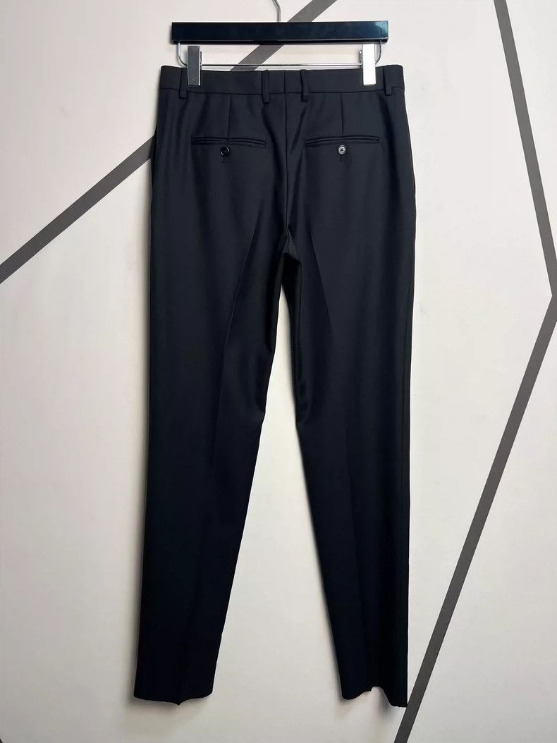Celine Black Wool Slim-Fit Trousers Size 48 Size US 44 / EU 60 - 2 Thumbnail