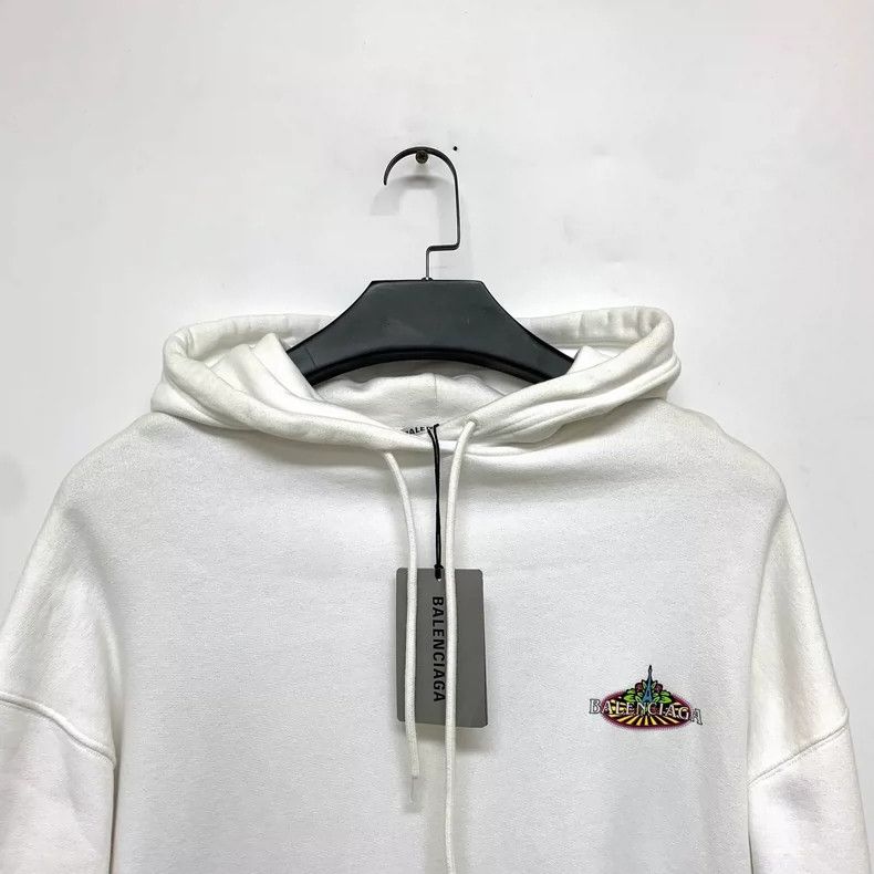 Balenciaga Balenciaga Eiffel Tower Hooded Sweatshirt Size S-dmc Size US S / EU 44-46 / 1 - 3 Thumbnail
