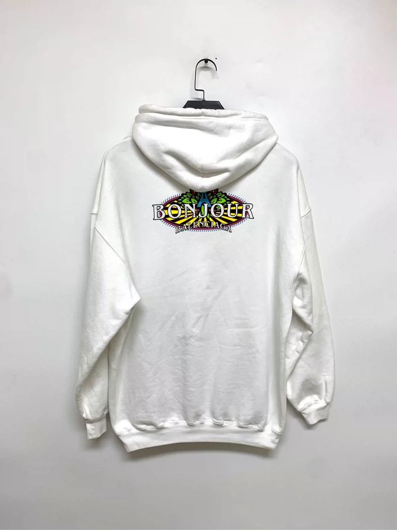 Balenciaga Balenciaga Eiffel Tower Hooded Sweatshirt Size S-dmc Size US S / EU 44-46 / 1 - 8 Thumbnail