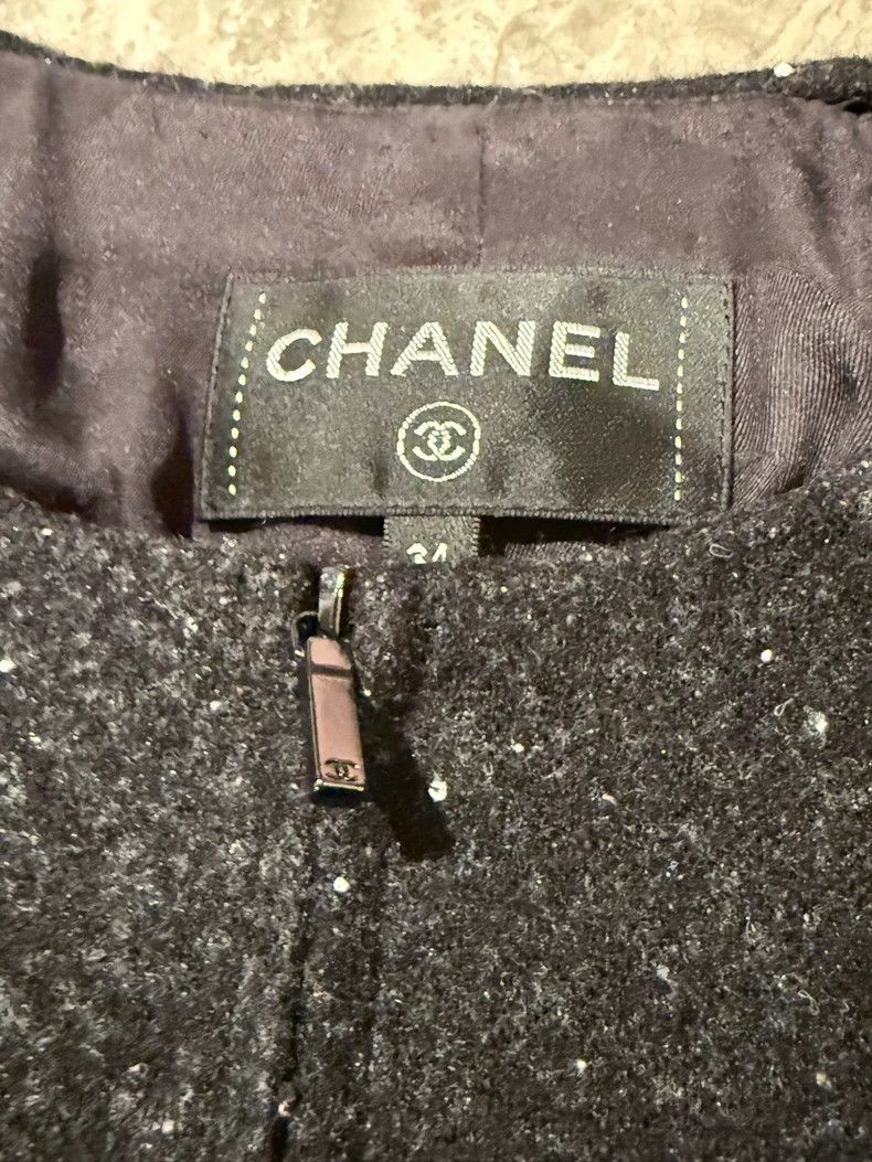 Chanel Chanel Long Wool Coat Size 34-dmc Size US XS / EU 42 / 0 - 3 Thumbnail