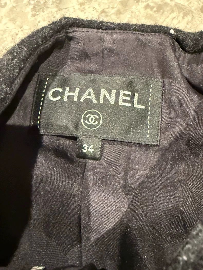 Chanel Chanel Long Wool Coat Size 34-dmc Size US XS / EU 42 / 0 - 4 Thumbnail