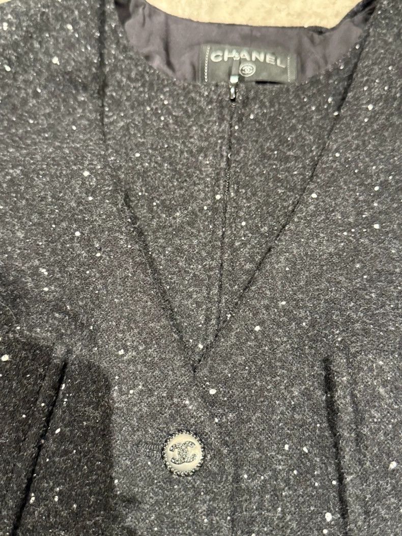 Chanel Chanel Long Wool Coat Size 34-dmc Size US XS / EU 42 / 0 - 2 Thumbnail