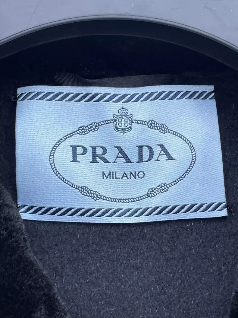 Prada Prada Black Wool Coat with Hood-dmc Size US M / EU 48-50 / 2 - 4 Thumbnail