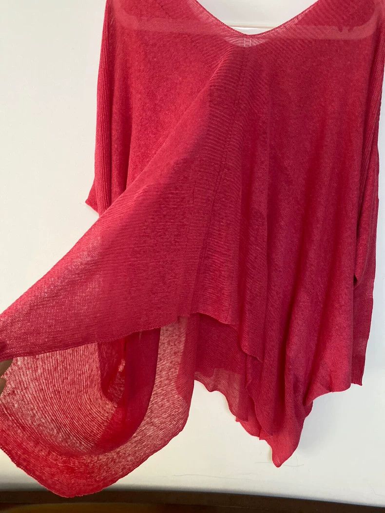 Issey Miyake Issey Miyake Knitted Top in Deep Pink Size M / US 6-8 / IT 42-44 - 5 Thumbnail