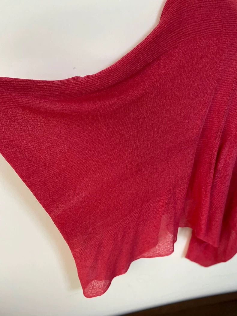 Issey Miyake Issey Miyake Knitted Top in Deep Pink Size M / US 6-8 / IT 42-44 - 4 Thumbnail