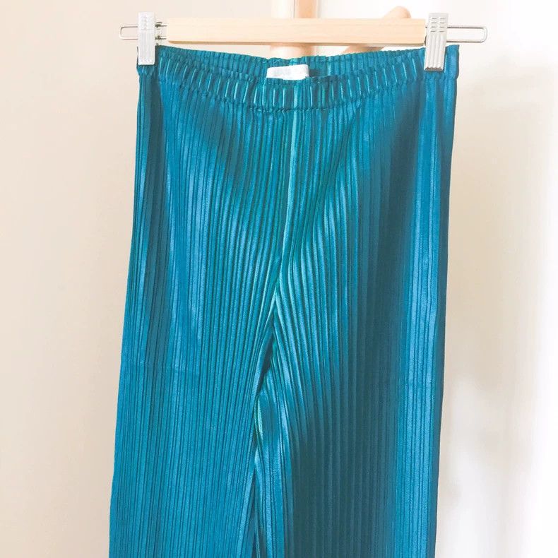Issey Miyake Pleats Please Issey Miyake Women's Pants Size US 26 / EU 42 - 2 Thumbnail