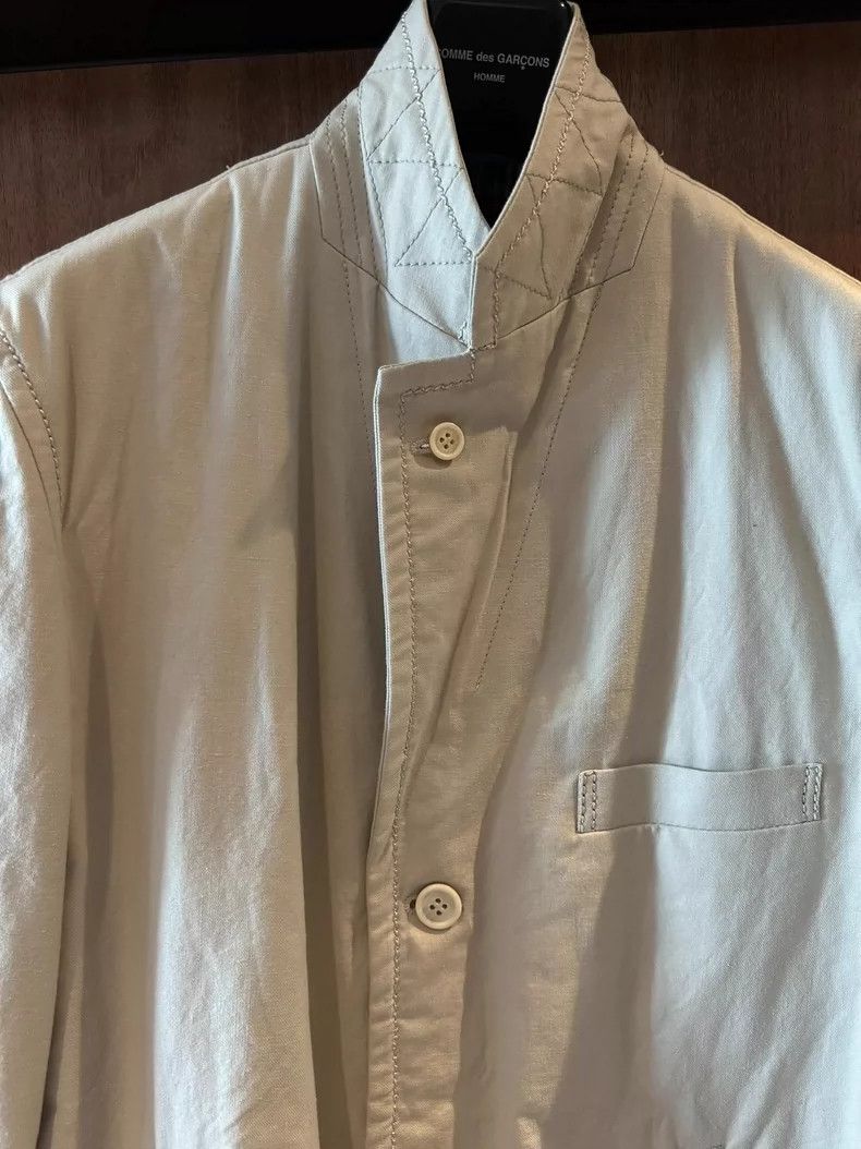 Comme des Garcons COMME des GARCONS Beige Cotton Jacket 2007SS Size US L / EU 52-54 / 3 - 3 Thumbnail