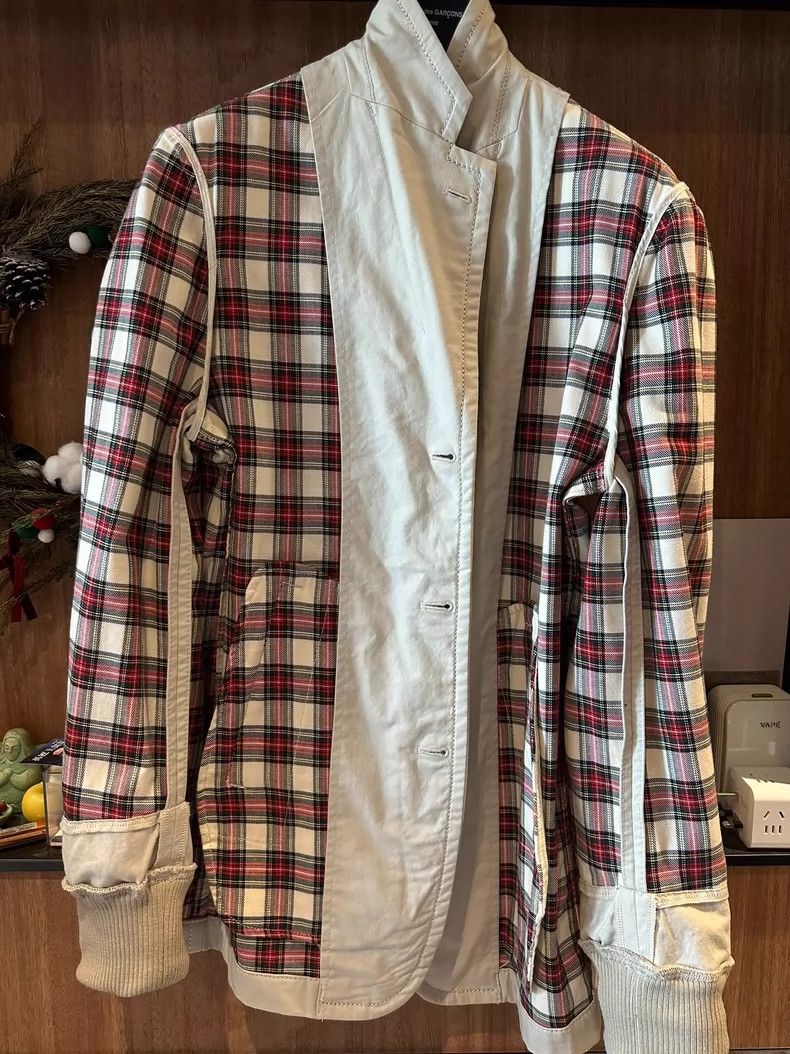 Comme des Garcons COMME des GARCONS Beige Cotton Jacket 2007SS Size US L / EU 52-54 / 3 - 5 Thumbnail