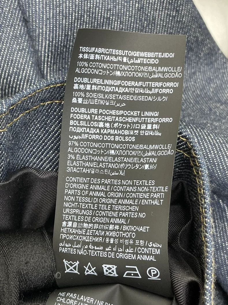 Saint Laurent Paris Short Denim Jacket with Pockets Size US XS / EU 42 / 0 - 8 Thumbnail