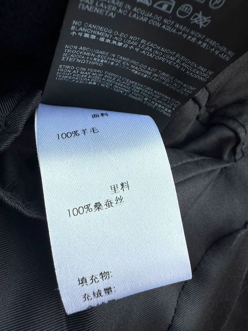 Saint Laurent Paris Saint Laurent Navy Double-Breasted Coat Size US L / EU 52-54 / 3 - 6 Thumbnail