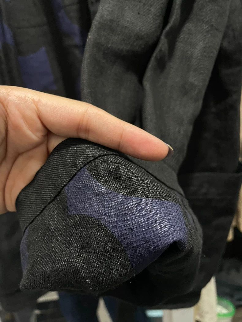Comme des Garcons Comme des Garçons Black Blazer with Blue Details Size US M / EU 48-50 / 2 - 6 Thumbnail