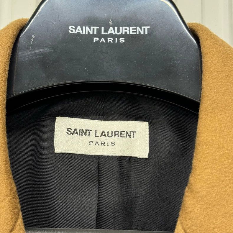 Saint Laurent Paris Saint Laurent Double-Breasted Wool Blazer Size US L / EU 52-54 / 3 - 4 Thumbnail
