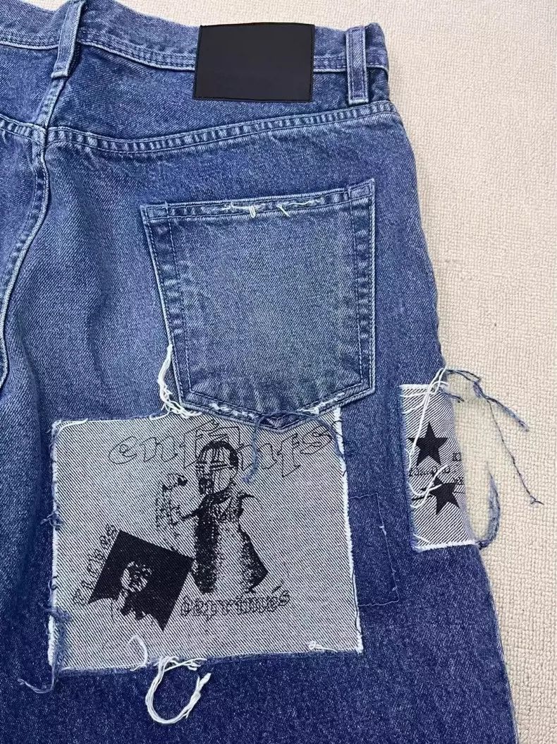 Enfants Riches Deprimes Enfants Riches Deprimes Patchwork Denim Pants Size US 31 - 5 Thumbnail