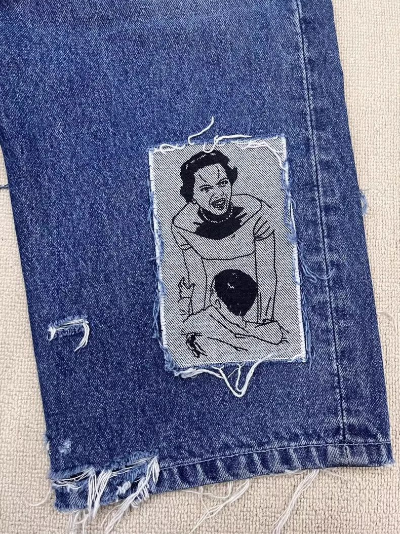 Enfants Riches Deprimes Enfants Riches Deprimes Patchwork Denim Pants Size US 31 - 3 Thumbnail