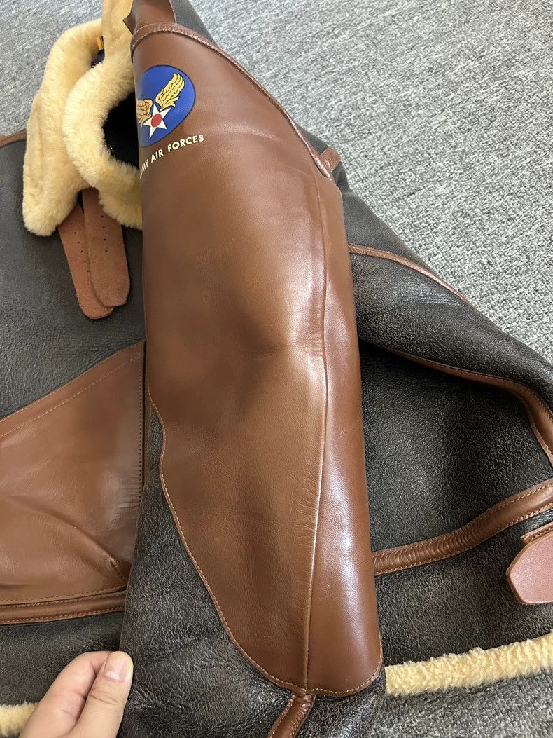 The Real McCoy's Toys McCoy B3 Pilot Jacket Shearling Leather Size US M / EU 48-50 / 2 - 4 Thumbnail