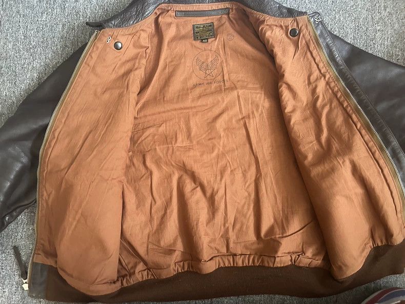 The Real McCoy's Toys McCoy A2 Leather Jacket Size 40 Size US M / EU 48-50 / 2 - 8 Thumbnail
