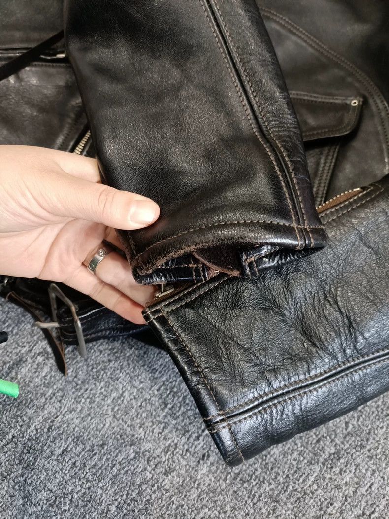 The Real McCoy's McCoy Leather Jacket from Movie Moto Rider Size US M / EU 48-50 / 2 - 5 Thumbnail