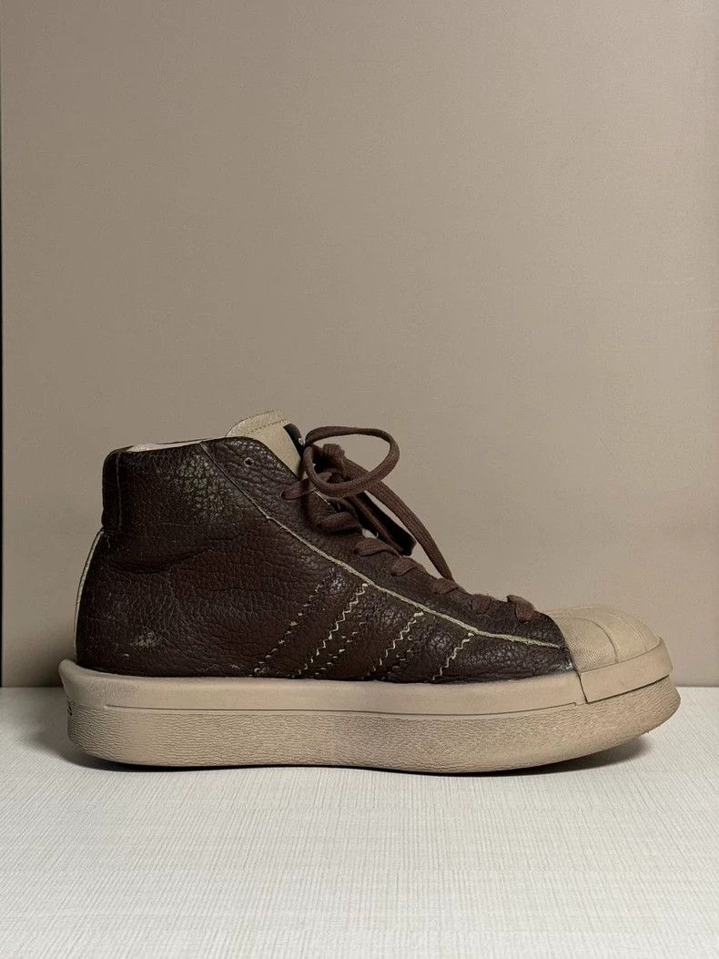 Rick Owens Rick Owens Adidas Shell Toe Thick Sole Shoes Size US 8.5 / EU 41-42 - 3 Thumbnail