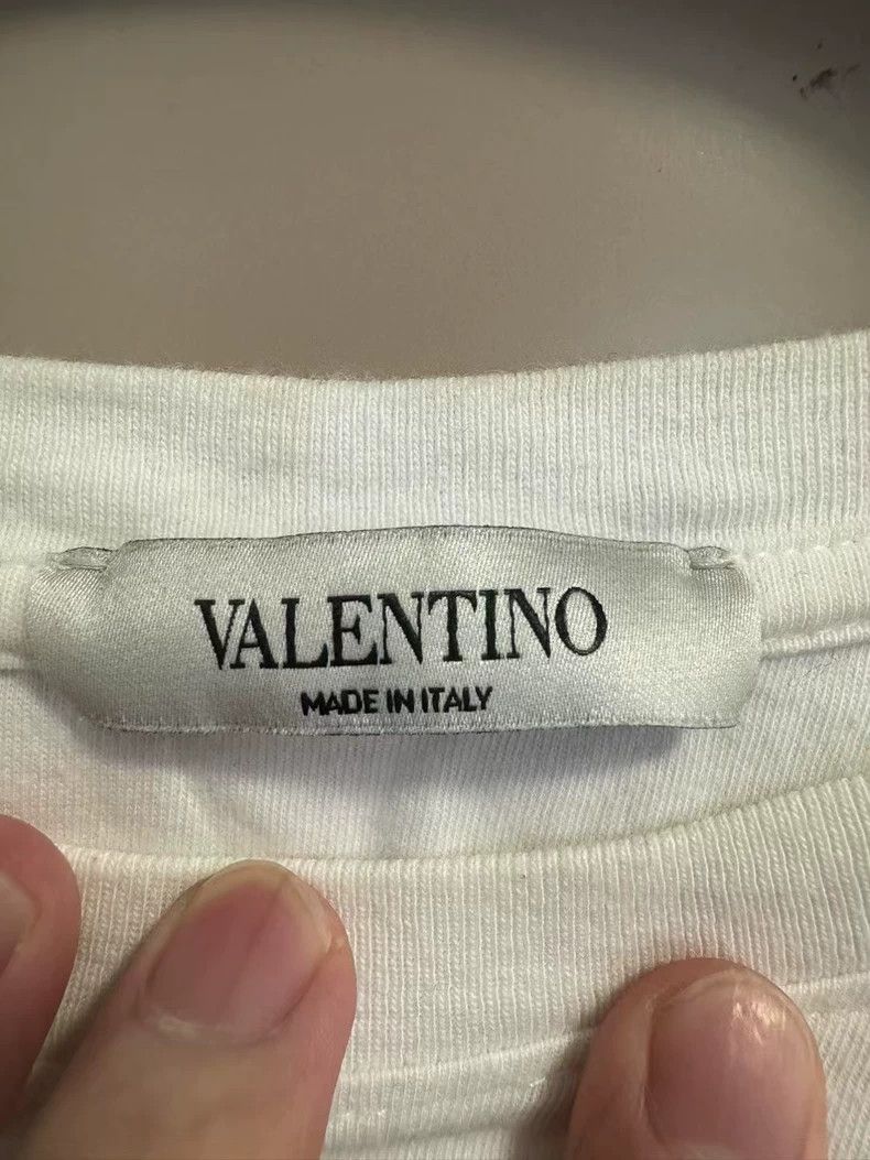 Valentino Valentino Logo Print Short Sleeve T-Shirt Size US M / EU 48-50 / 2 - 3 Thumbnail