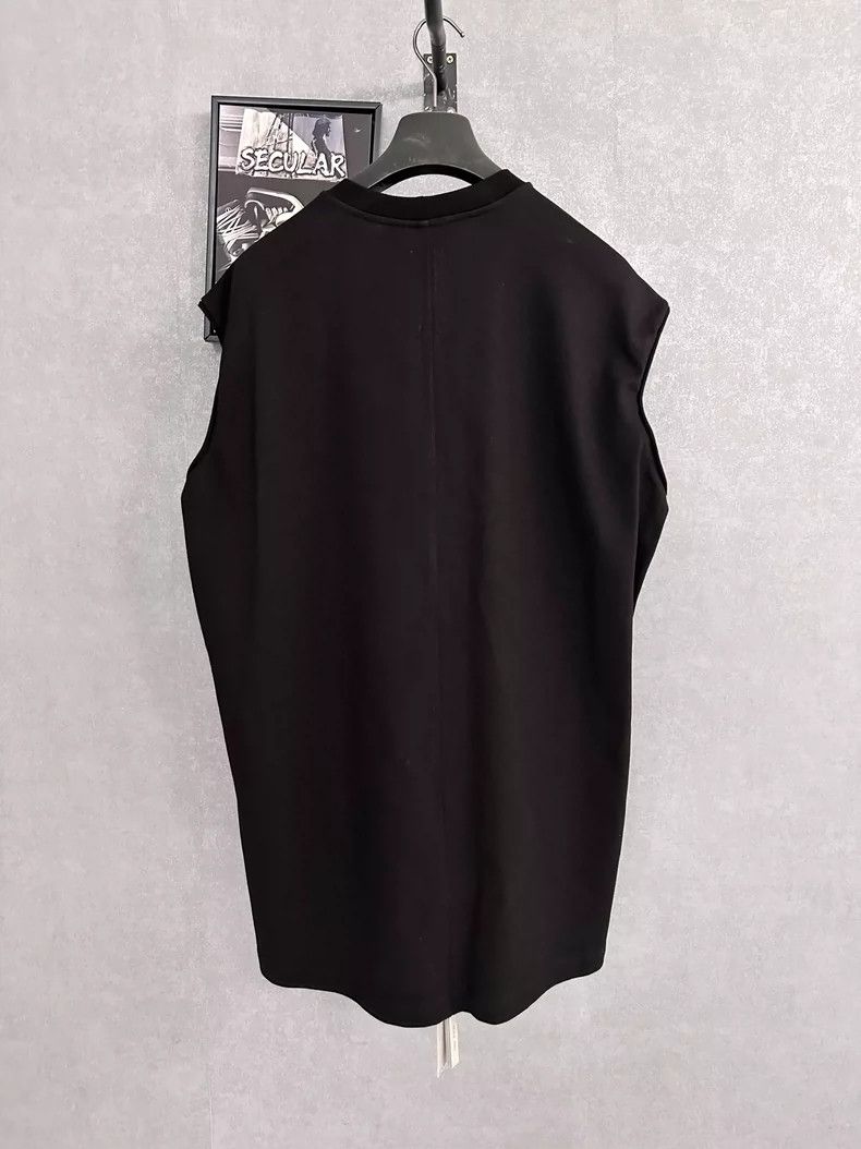 Rick Owens Rick Owens Classic Black Tank Top for Men Size US L / EU 52-54 / 3 - 2 Thumbnail