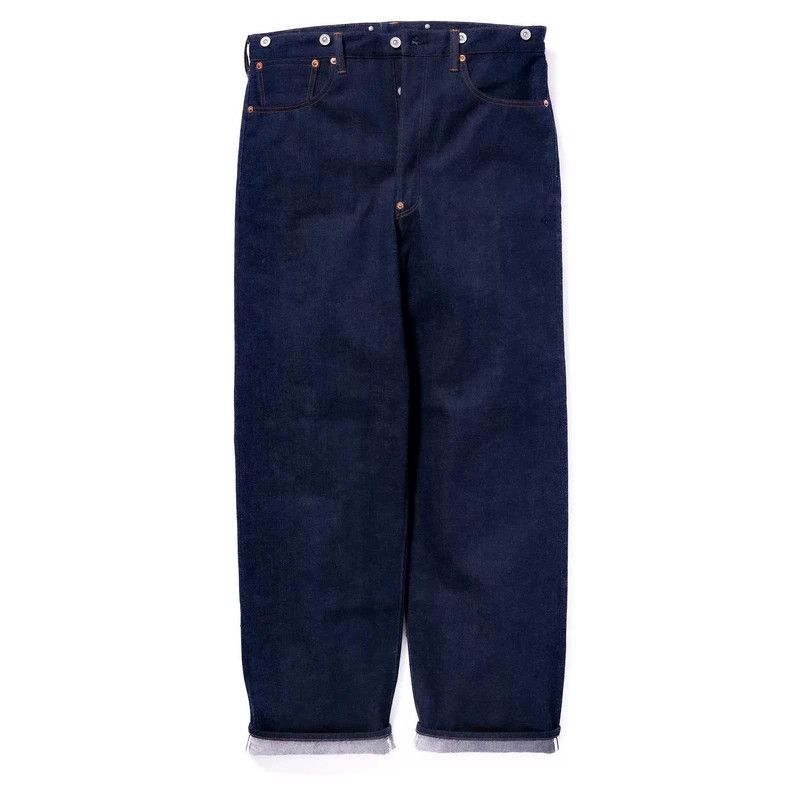 The Real McCoy's The Real McCoy's Natural Dye Wide Leg Denim Pants Size US 31 - 3 Thumbnail