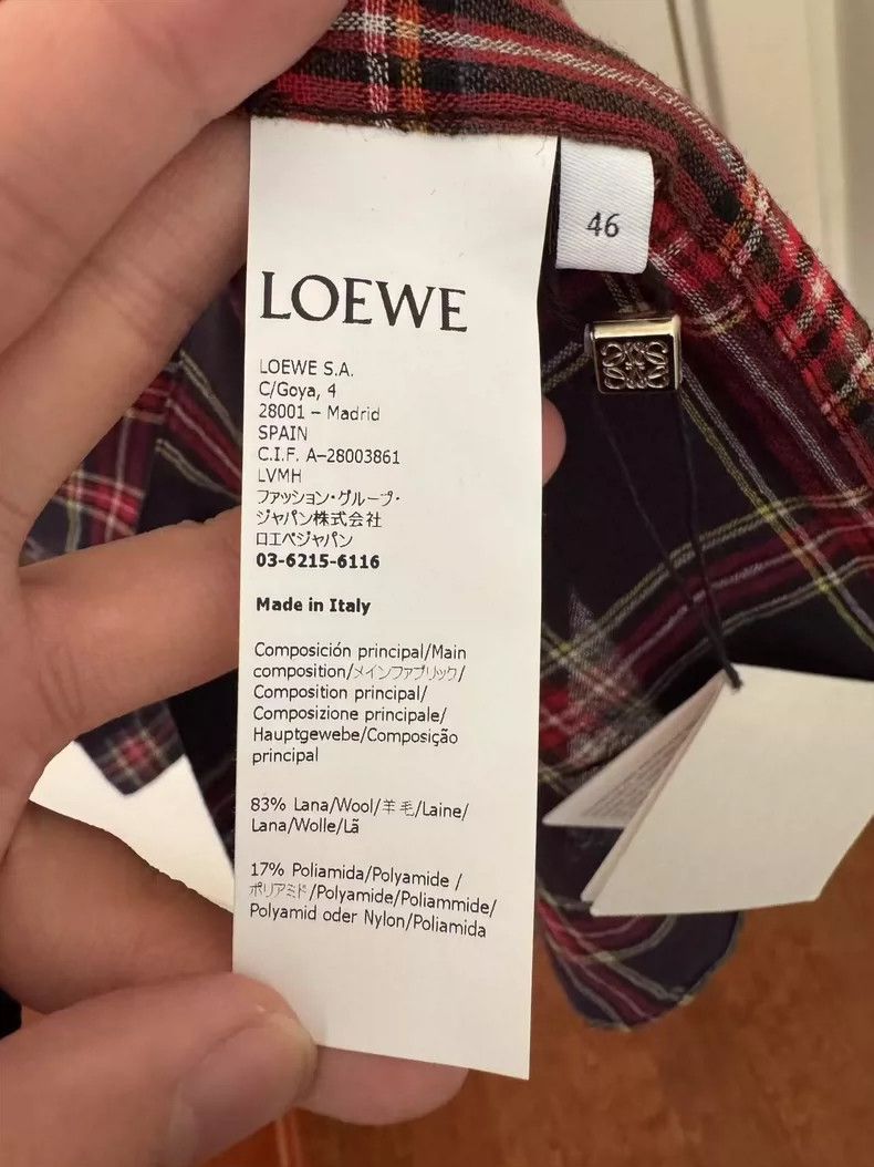 LOEWE Mens Sweatshirt Jacket with Tags