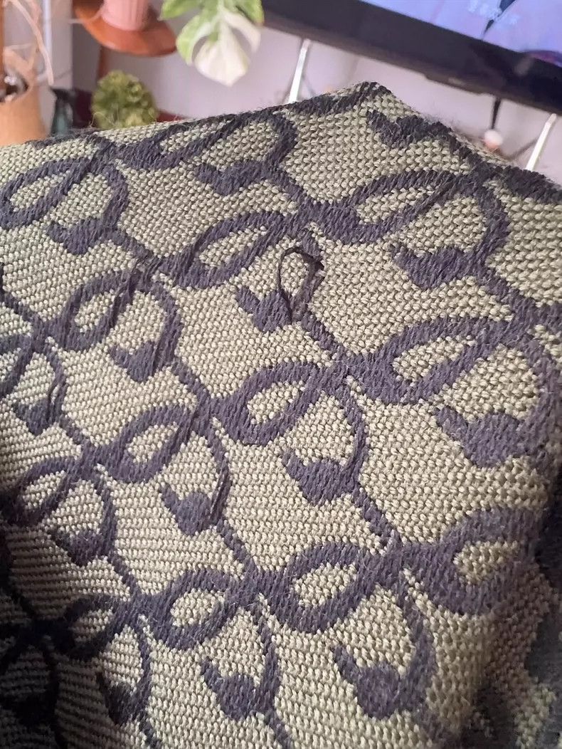 Loewe Loewe Scarf with Green and Black Pattern Size ONE SIZE - 7 Thumbnail
