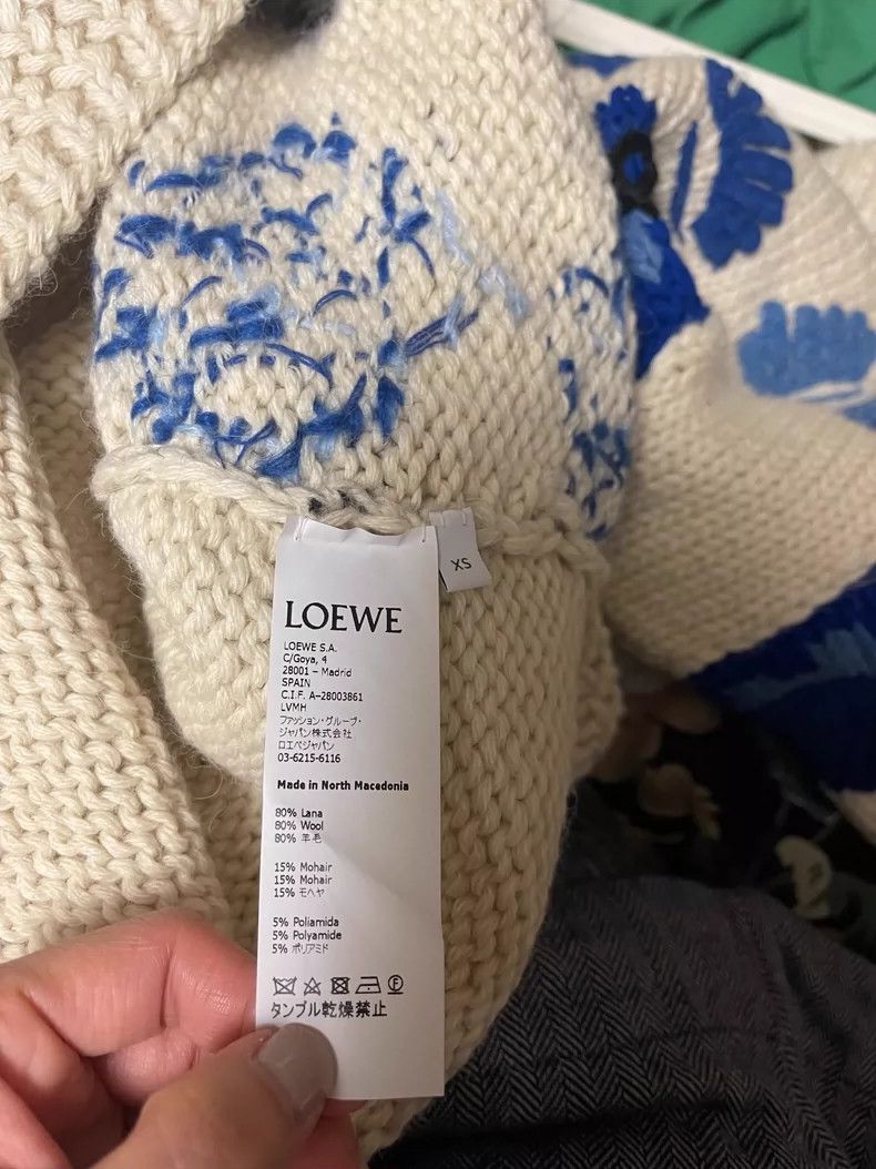 Loewe Loewe Blue Knit Sweater Size XS Size US XS / EU 42 / 0 - 4 Thumbnail