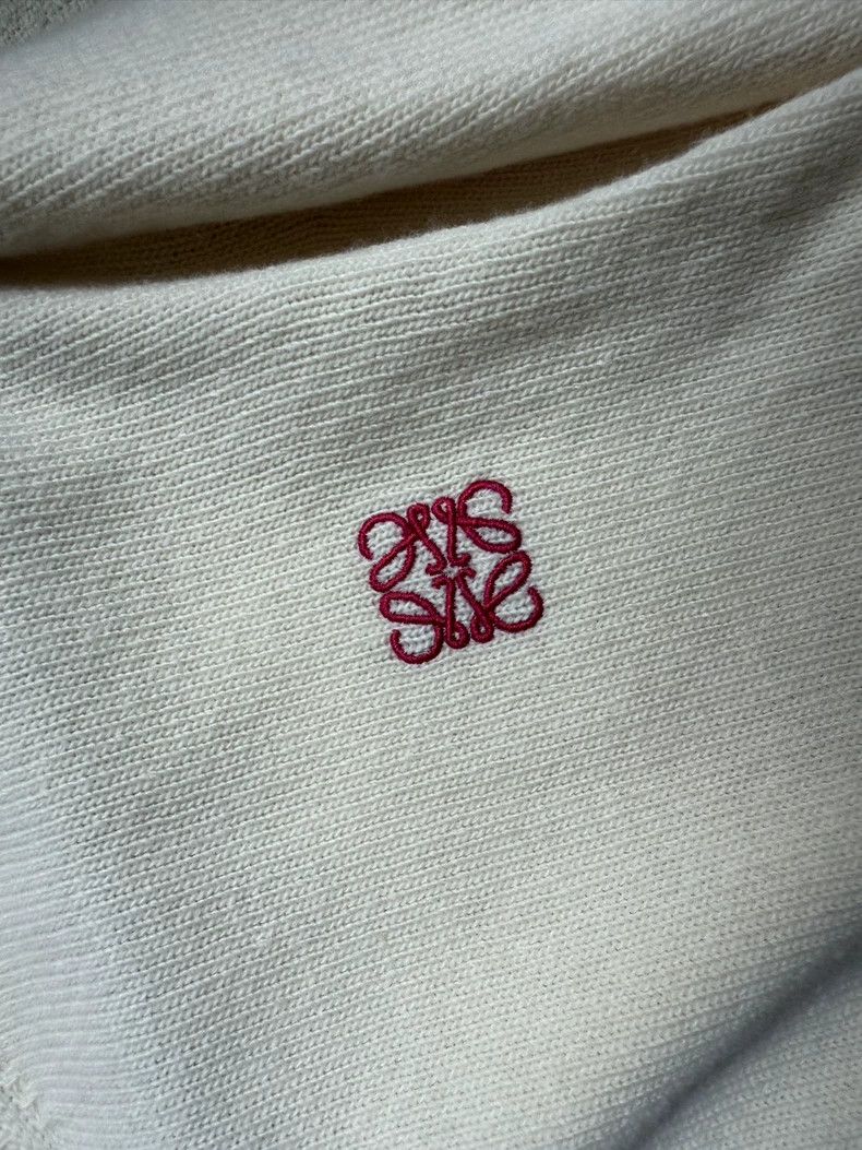 Loewe Loewe Ivory Knit Sweater with Anagram Logo Size US M / EU 48-50 / 2 - 2 Thumbnail