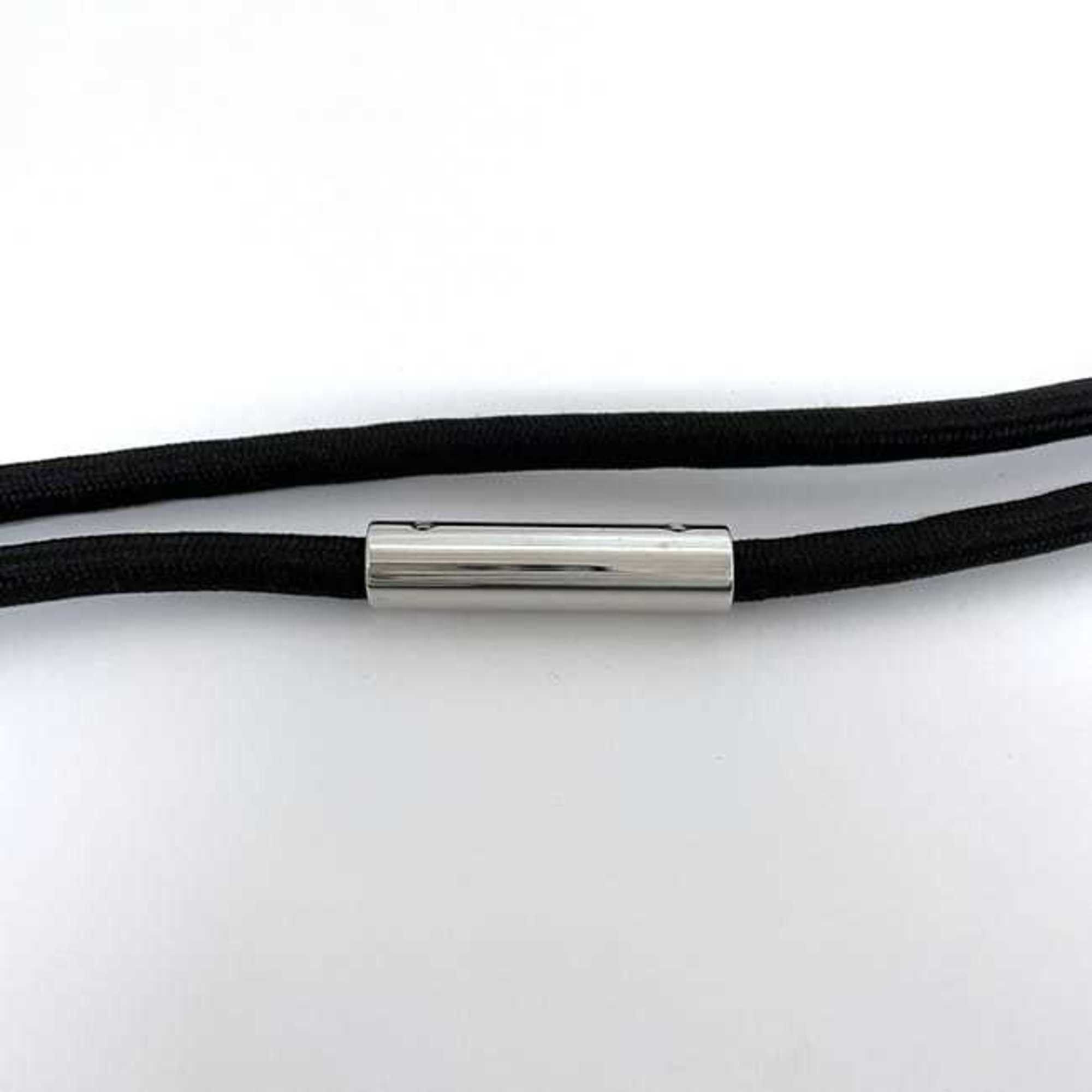 Gucci Gucci Wire Belt ec-23105 Black 83cm Polyester Metal GUCCI Waist Buckle Double Fashion Size ONE SIZE - 8 Thumbnail