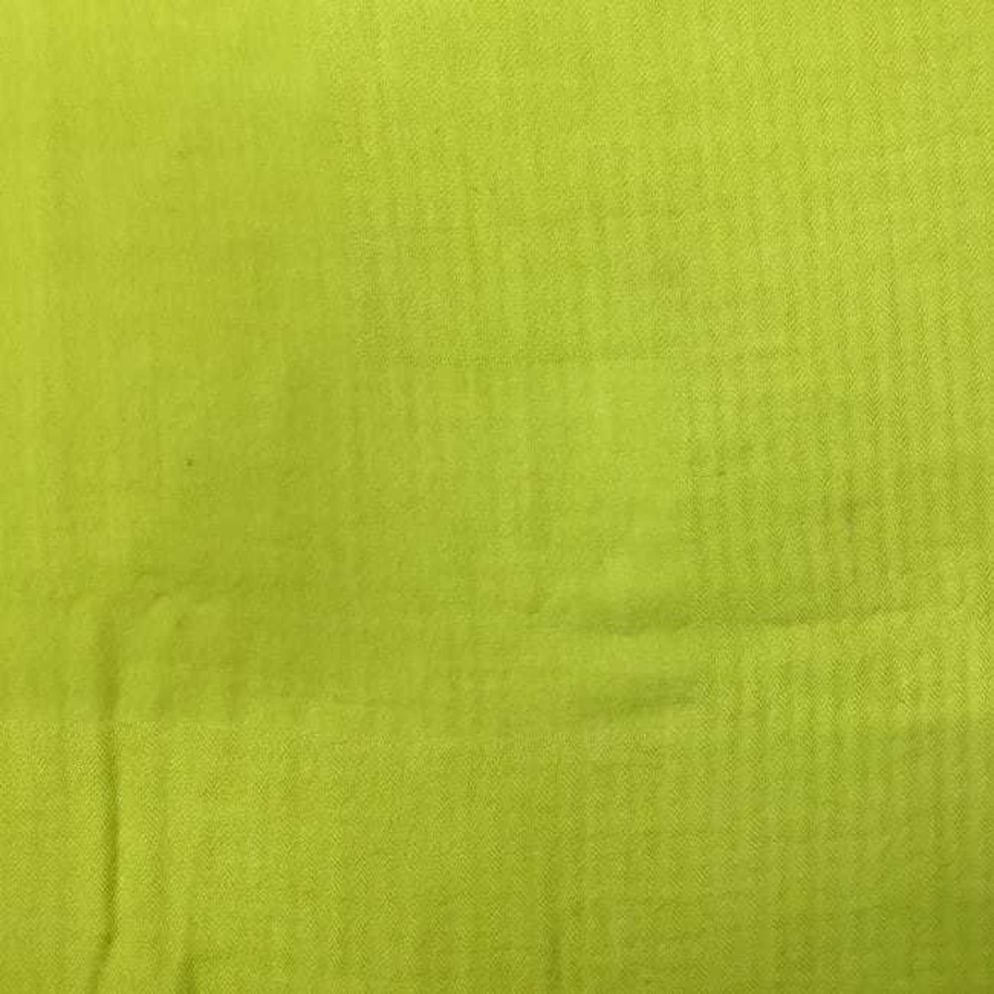 Hermes Hermes scarf ec-23213 light green 80% cashmere 20% wool HERMES yellow lap blanket men women Size ONE SIZE - 6 Thumbnail
