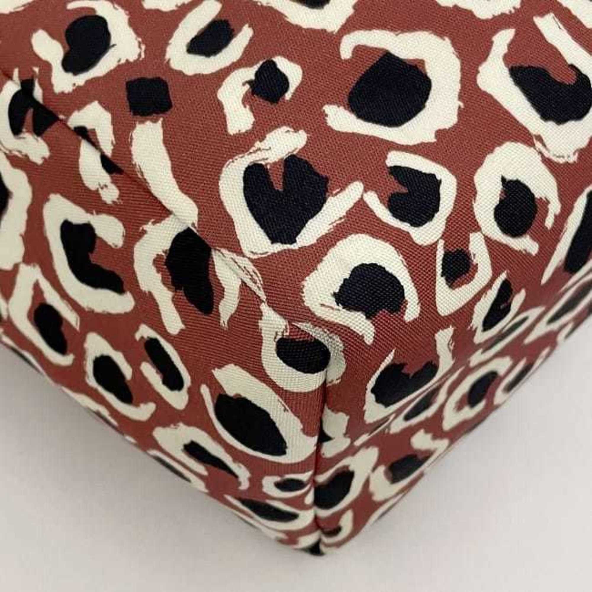 Gucci Gucci Tote Bag ec-23256 Red Black Leopard 282439 Canvas Leather 520981 GUCCI Print Handbag Men's Women's Animal Size ONE SIZE - 5 Thumbnail