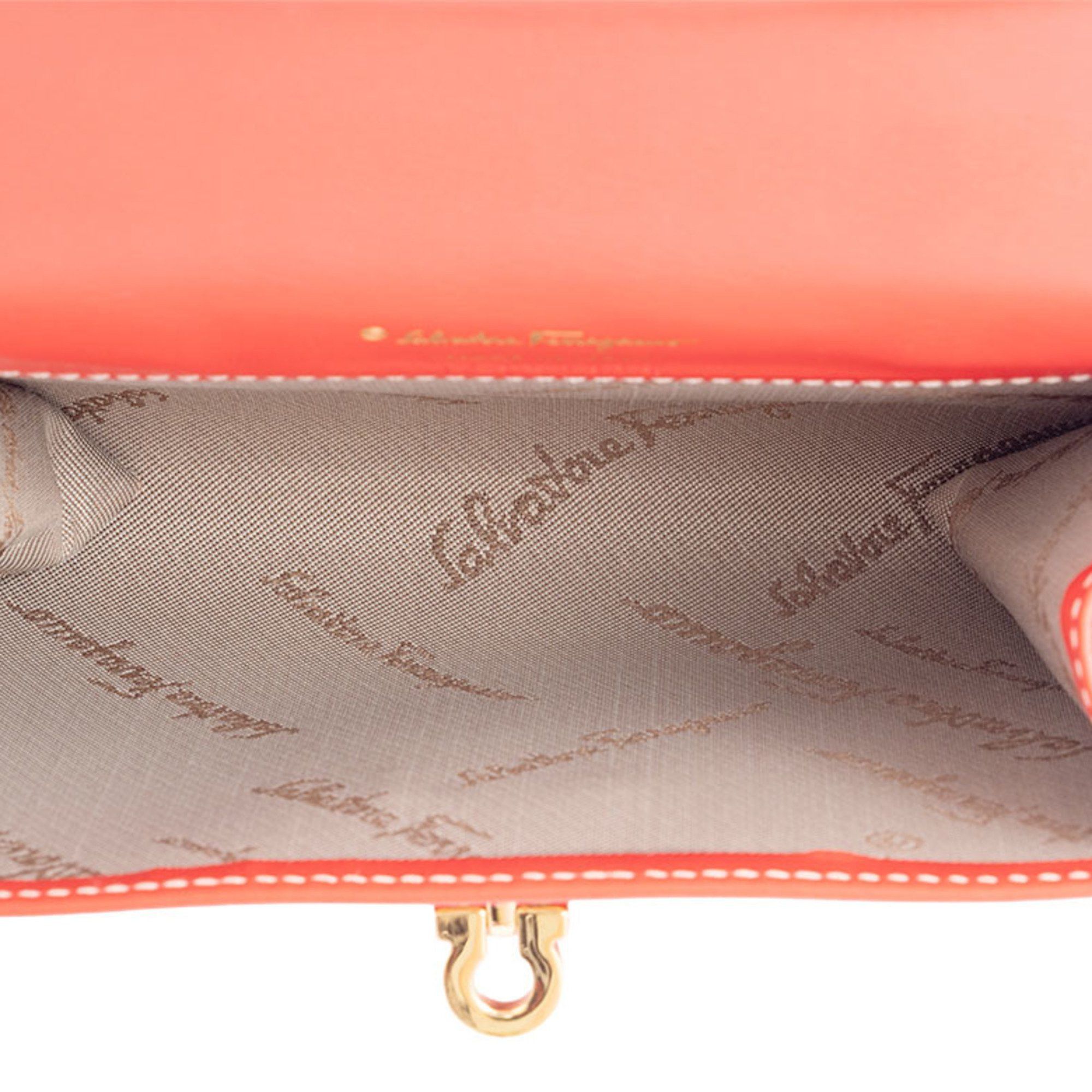 Salvatore Ferragamo Salvatore Ferragamo Gancini waist pouch, body bag, leather, red, for women Size ONE SIZE - 9 Thumbnail