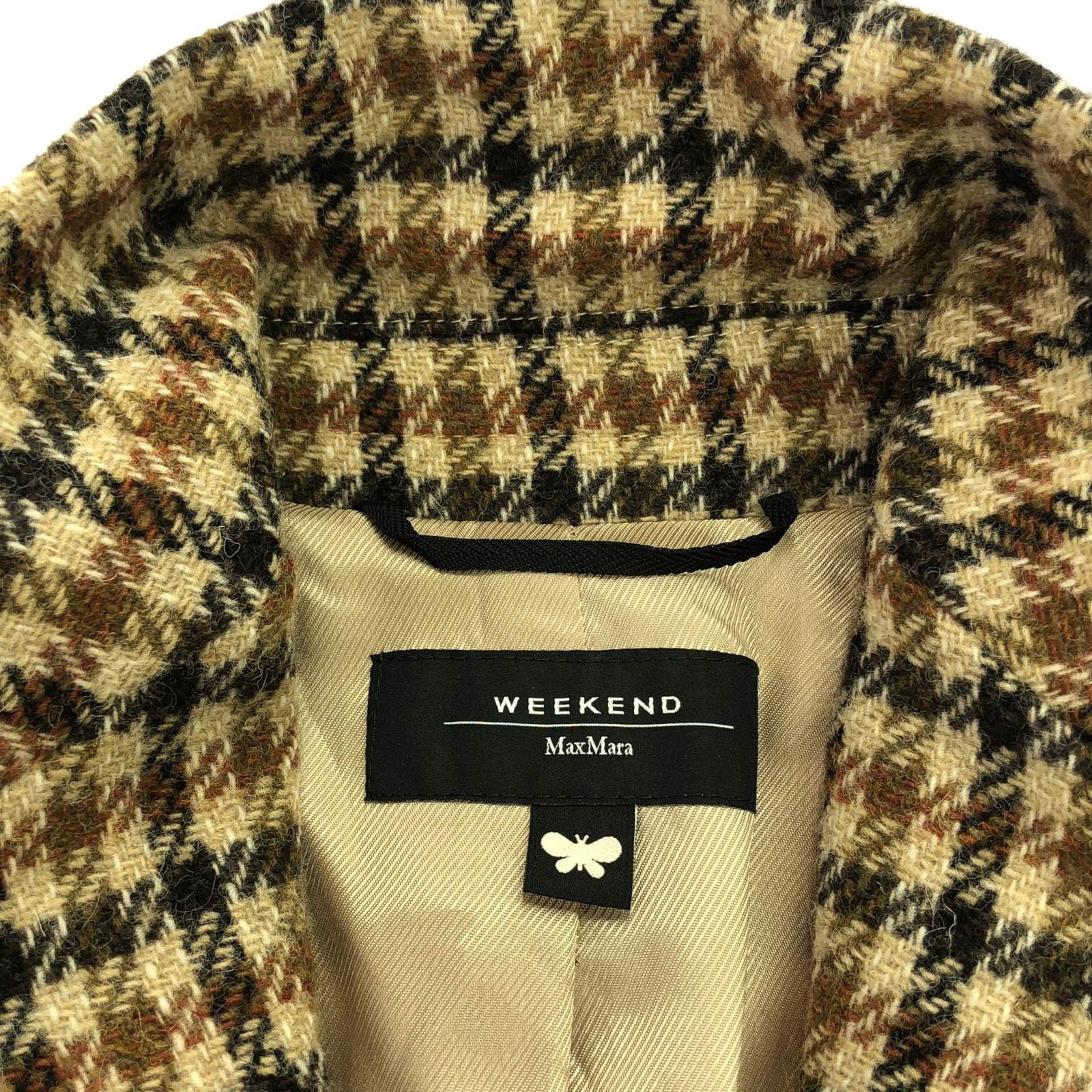 Max Mara MaxMara WEEK END Max Mara MALTESE Wool Tailored Jacket Leather Outerwear DUTY FREE for USA Size ONE SIZE - 9 Thumbnail