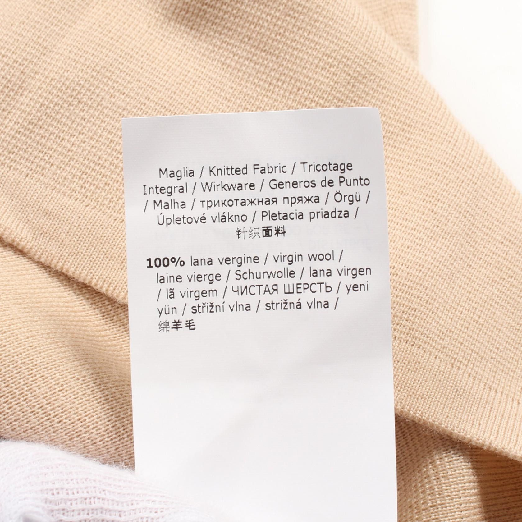 Max Mara Max Mara Max Mara ULRICO Wool Top Natural Material Tops 13610121 DUTY FREE for USA Size ONE SIZE - 4 Thumbnail
