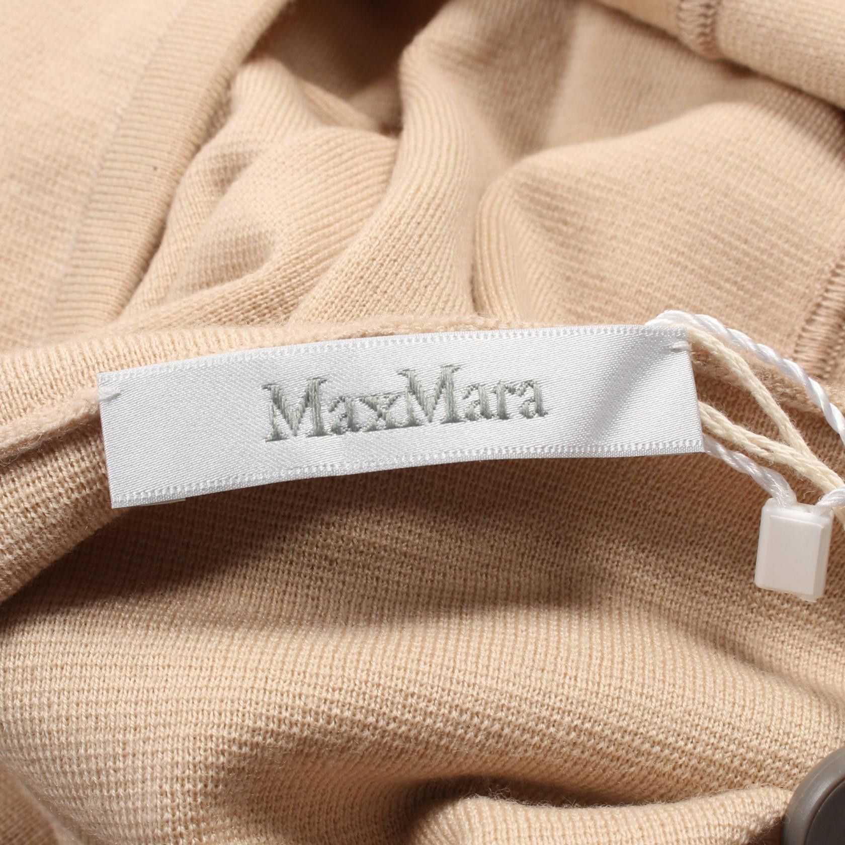 Max Mara Max Mara Max Mara ULRICO Wool Top Natural Material Tops 13610121 DUTY FREE for USA Size ONE SIZE - 3 Thumbnail