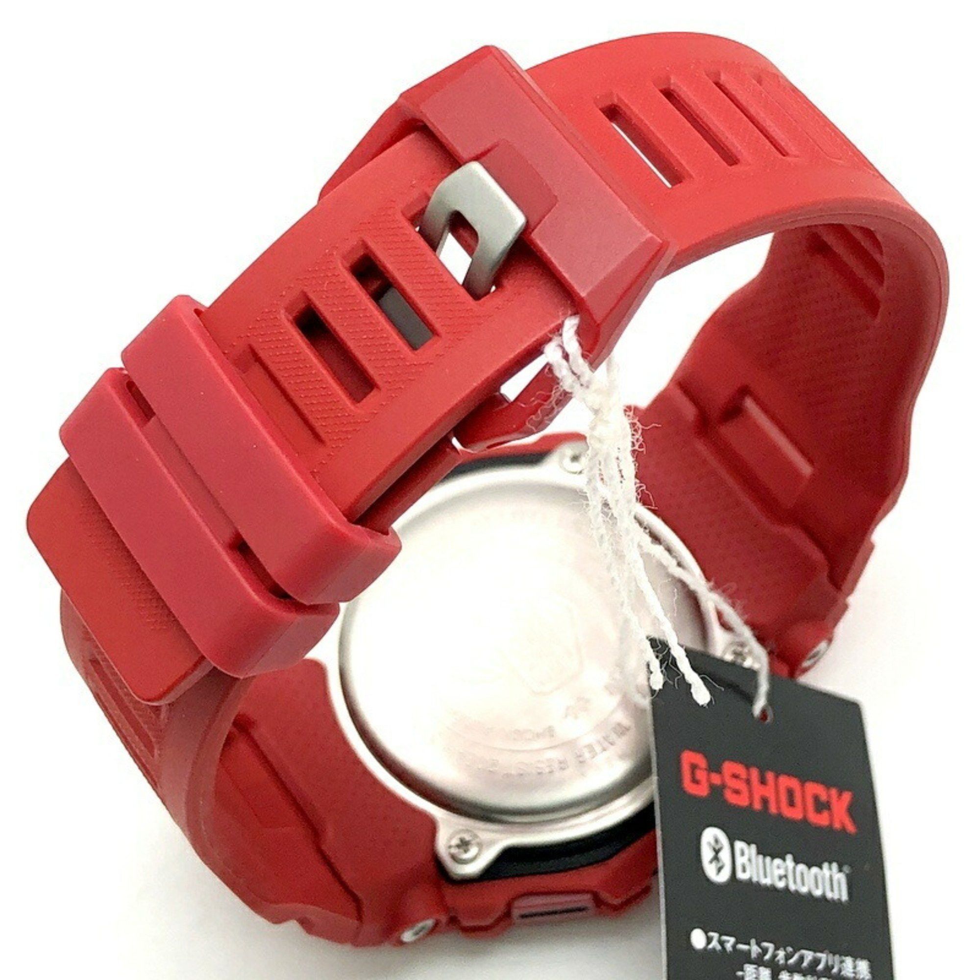 Casio G-SHOCK CASIO Watch GBD-200RD-4 G-SQUAD Smartwatch Acceleration sensor Equipped with Bluetooth communication function Mobile link Distance measurement LED backlight Red x black WEB exclusive Released in December 2021 Mikunigaoka store Size ONE SIZE - 7 Thumbnail