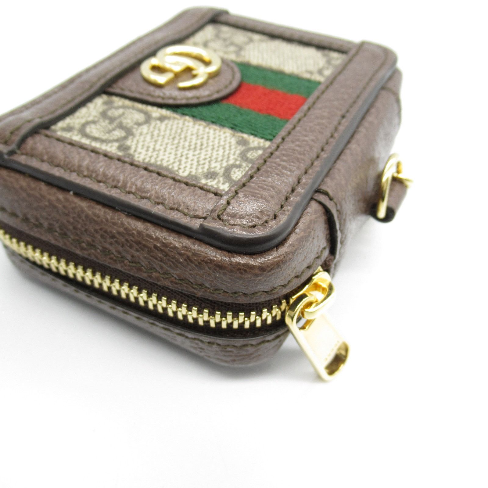 Gucci Gucci Gucci AirPods Case PVC Coated Canvas Leather Case Canvas Phonecase 699771 Size ONE SIZE - 9 Thumbnail