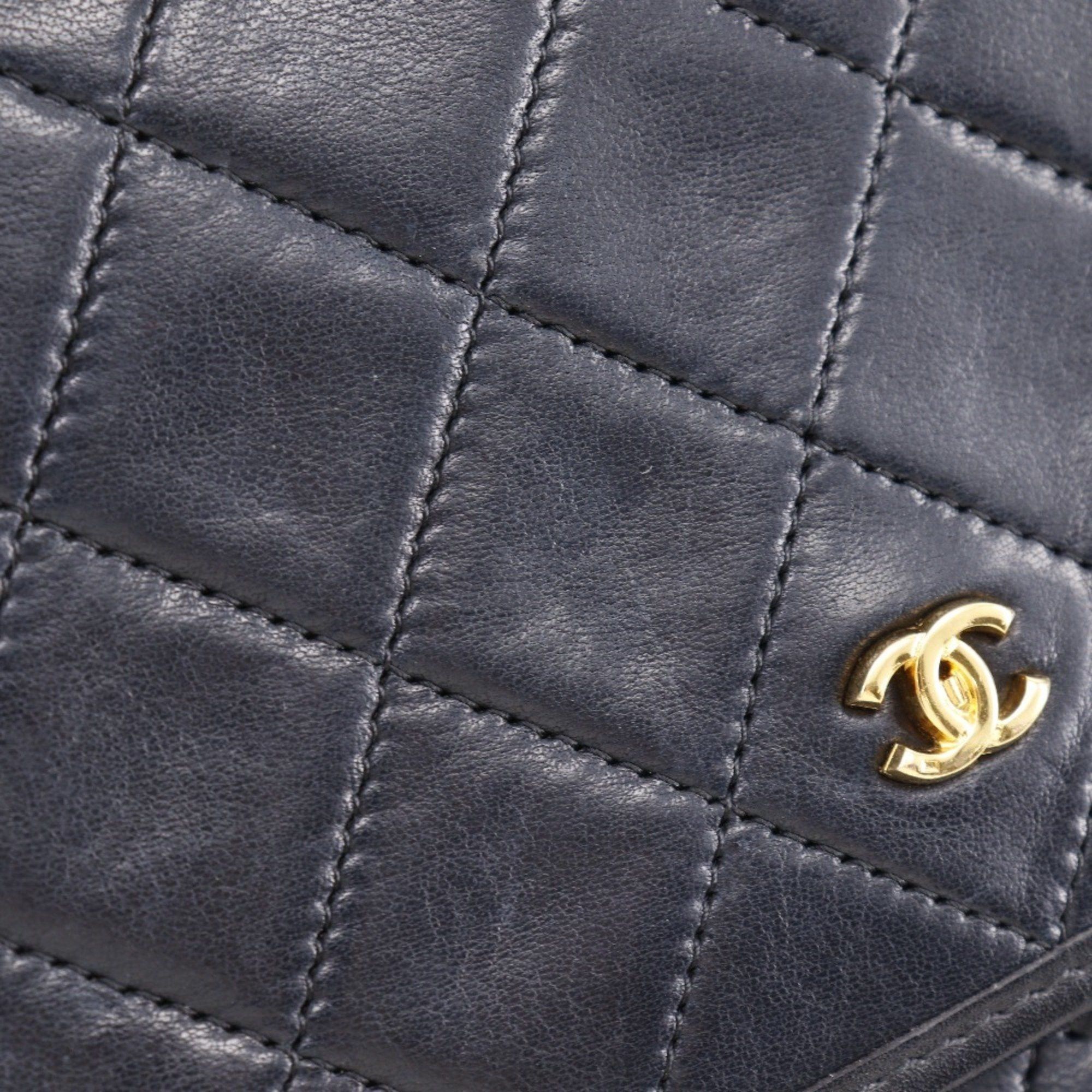 Chanel CHANEL Matelasse Mini/AGNEAU TANNE Shoulder Bag Chain Pochette C00060 Lambskin Black Snap Button Women's T141925934 Size ONE SIZE - 12 Thumbnail