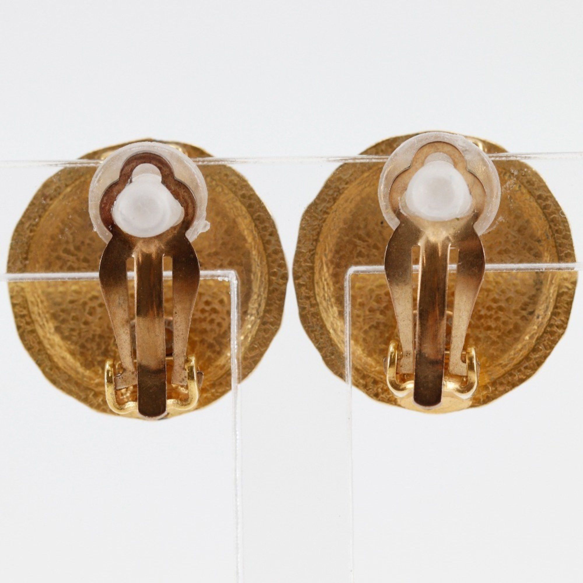 Chanel Chanel Flower motif earrings, gold plated, 1999, 99A, flower, approx. 7.5g, motif, women's, S132725772 Size ONE SIZE - 3 Thumbnail