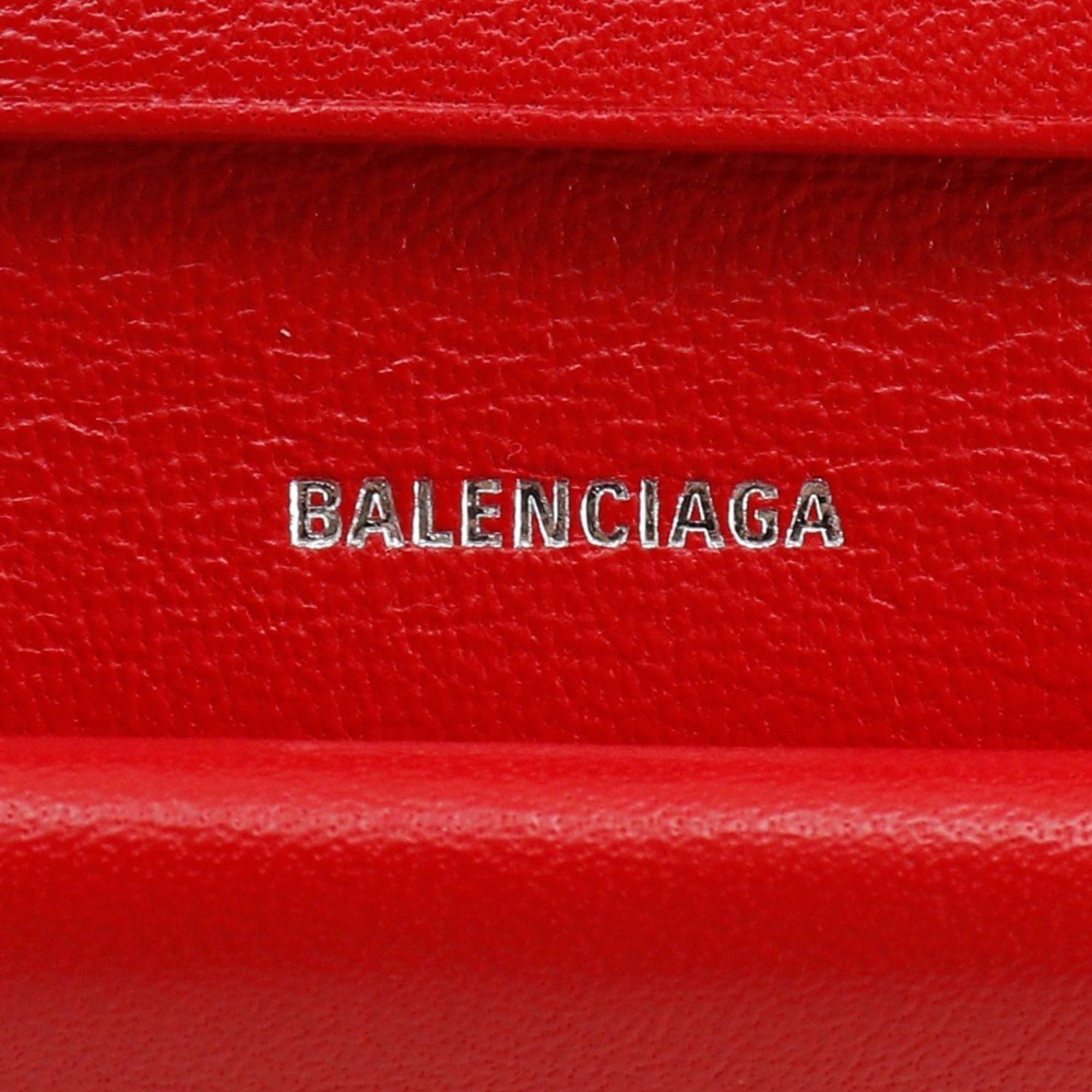 Balenciaga BALENCIAGA BB Bi-fold Wallet 601474 Leather Red Snap Button Logo Women's S140825867 Size ONE SIZE - 11 Thumbnail