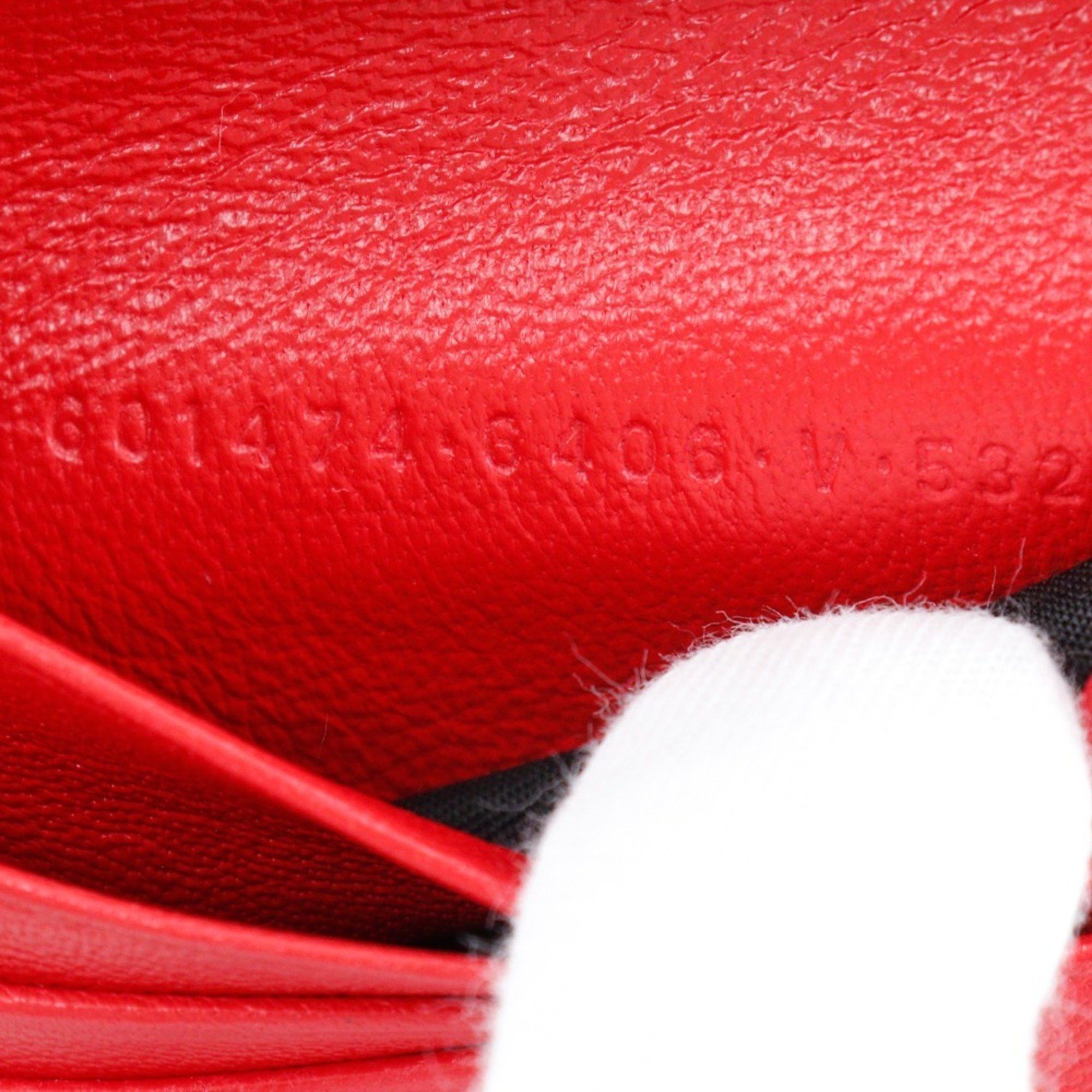 Balenciaga BALENCIAGA BB Bi-fold Wallet 601474 Leather Red Snap Button Logo Women's S140825867 Size ONE SIZE - 13 Thumbnail