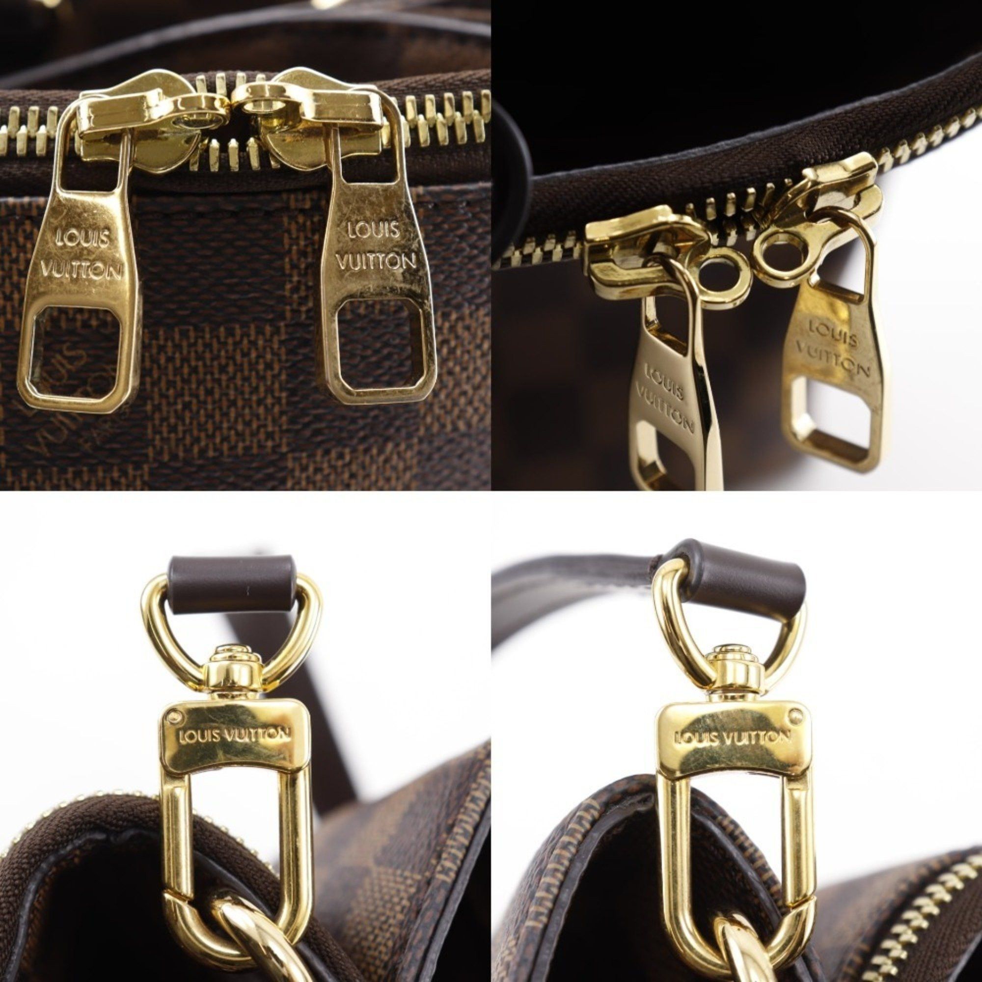 Louis Vuitton Louis Vuitton Brompton Handbag Shoulder N41582 Damier Canvas 2016 Brown TR0186 2way A5 Women's Size ONE SIZE - 13 Thumbnail