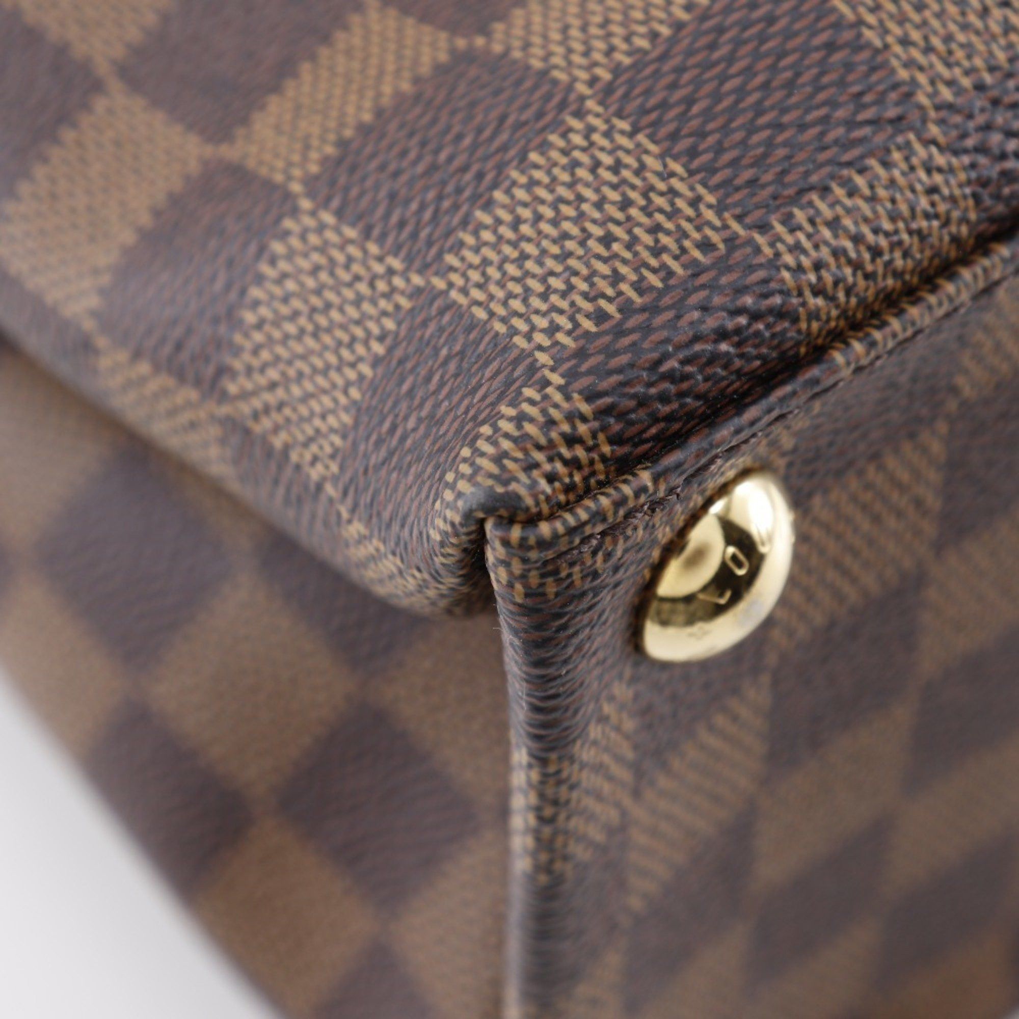 Louis Vuitton Louis Vuitton Brompton Handbag Shoulder N41582 Damier Canvas 2016 Brown TR0186 2way A5 Women's Size ONE SIZE - 4 Thumbnail