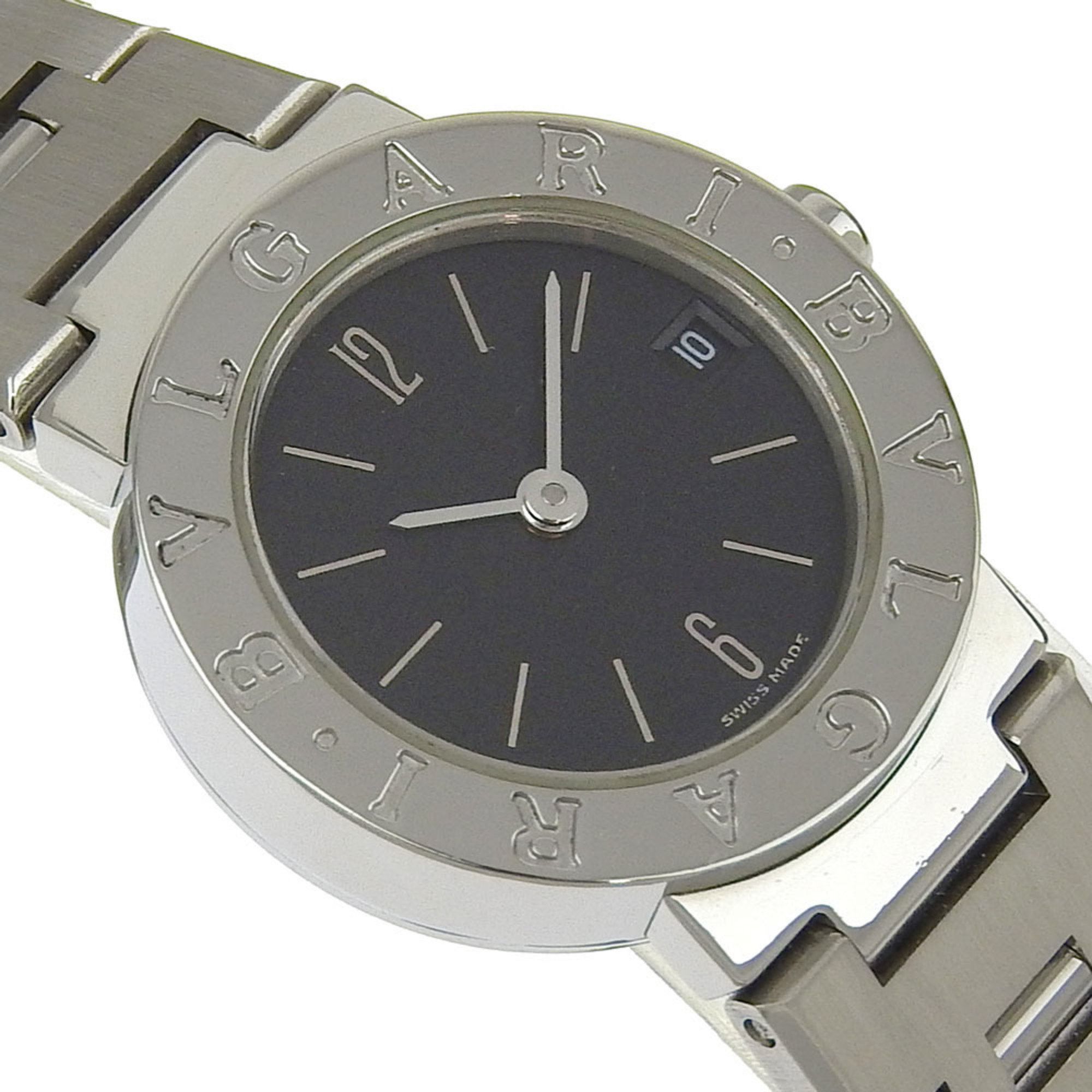 Bvlgari Bvlgari Watch BB23SS Stainless Steel Quartz Analog Display Black Dial Women's I220724028 Size ONE SIZE - 3 Thumbnail