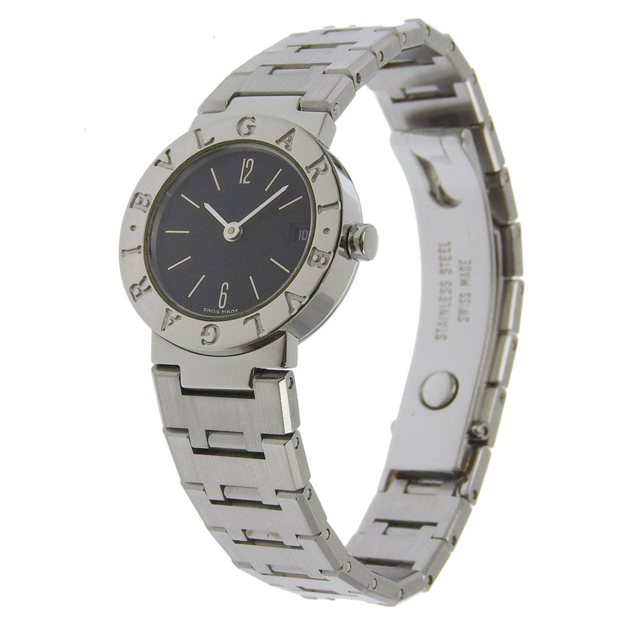 Bvlgari Bvlgari Watch BB23SS Stainless Steel Quartz Analog Display Black Dial Women's I220724028 Size ONE SIZE - 2 Thumbnail