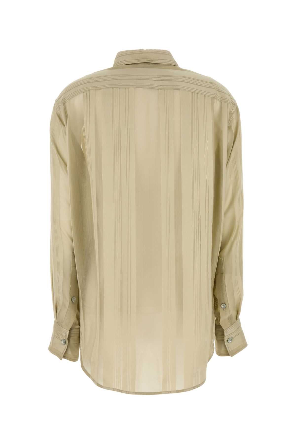 Stella McCartney Khaki Silk Shirt Size S / US 4 / IT 40 - 2 Thumbnail