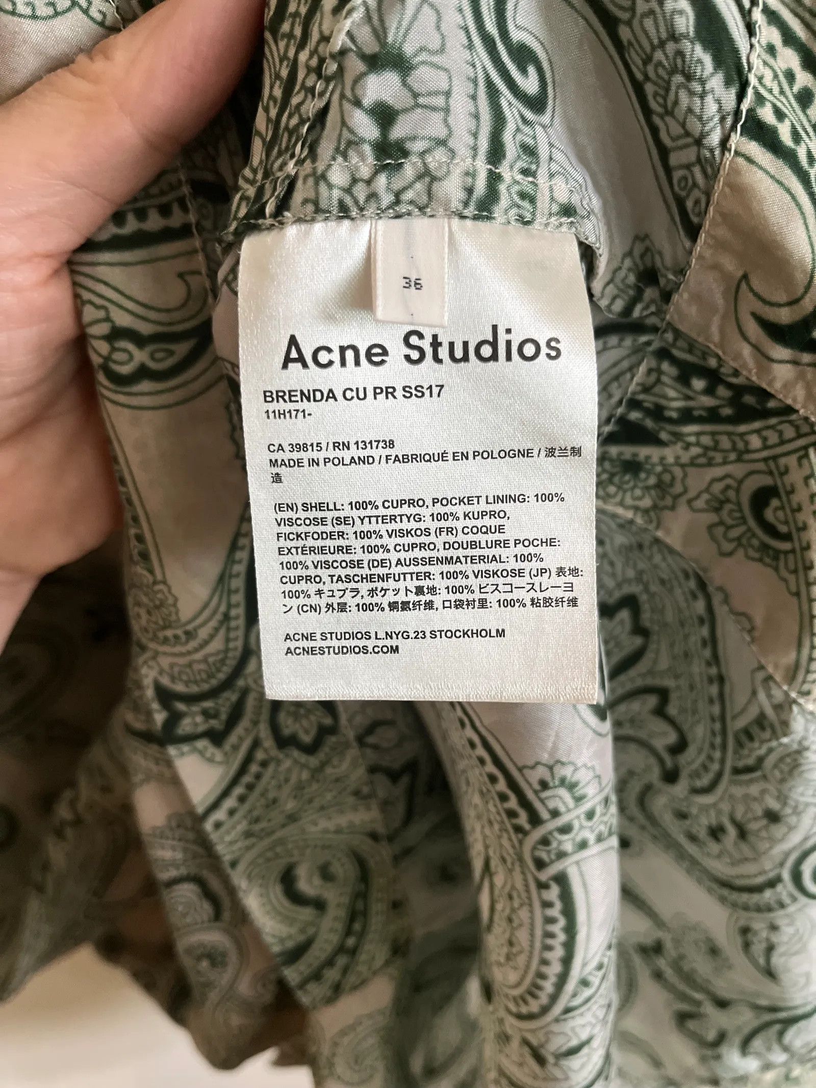 Acne Studios Acne Studios Blouse Size S / US 4 / IT 40 - 4 Thumbnail