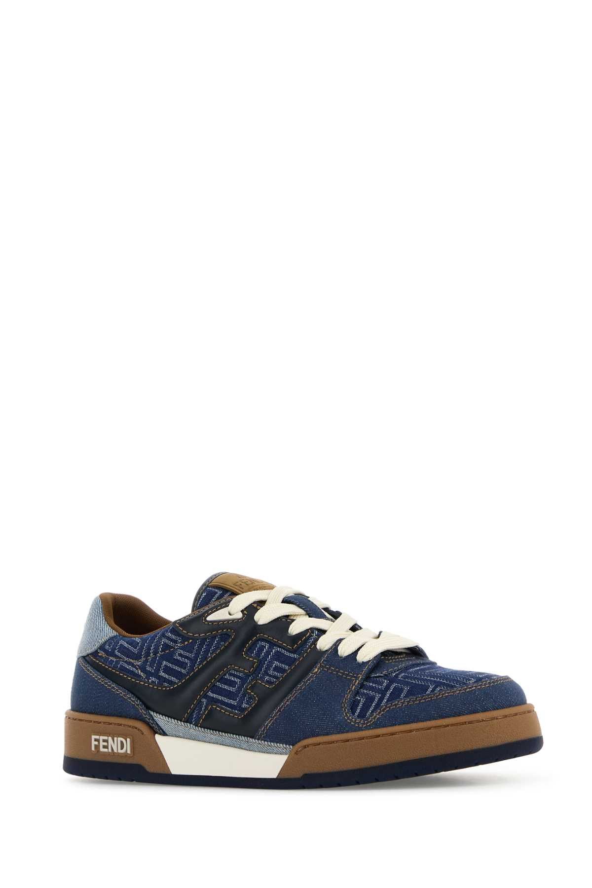 Fendi Denim Fendi Match Sneakers Size US 10 / EU 43 - 2 Thumbnail